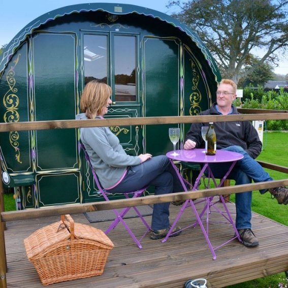 Dorset Glamping Holidays. South Lytchett Manor Caravan and Camping Park Romany Escape