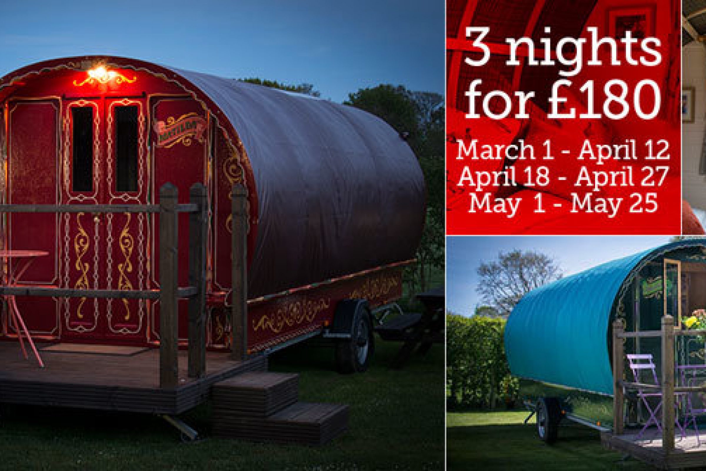 Best bargain ever for Dorset glampers! 3 nights for £180