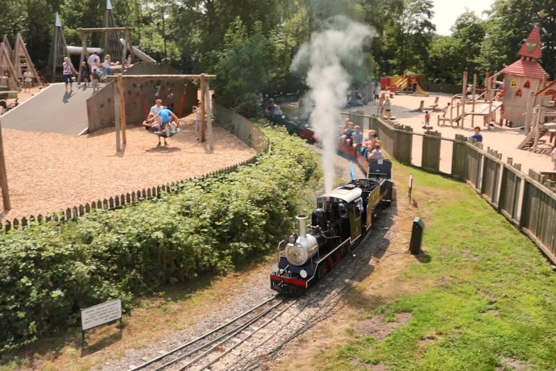 Miniature railway at Moors Valley Country Park