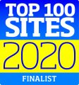 top 100 sites 2020 finalist logo