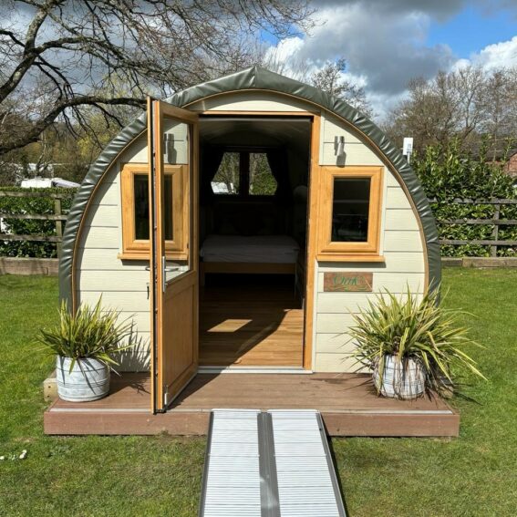 Glamping Pod with ramp