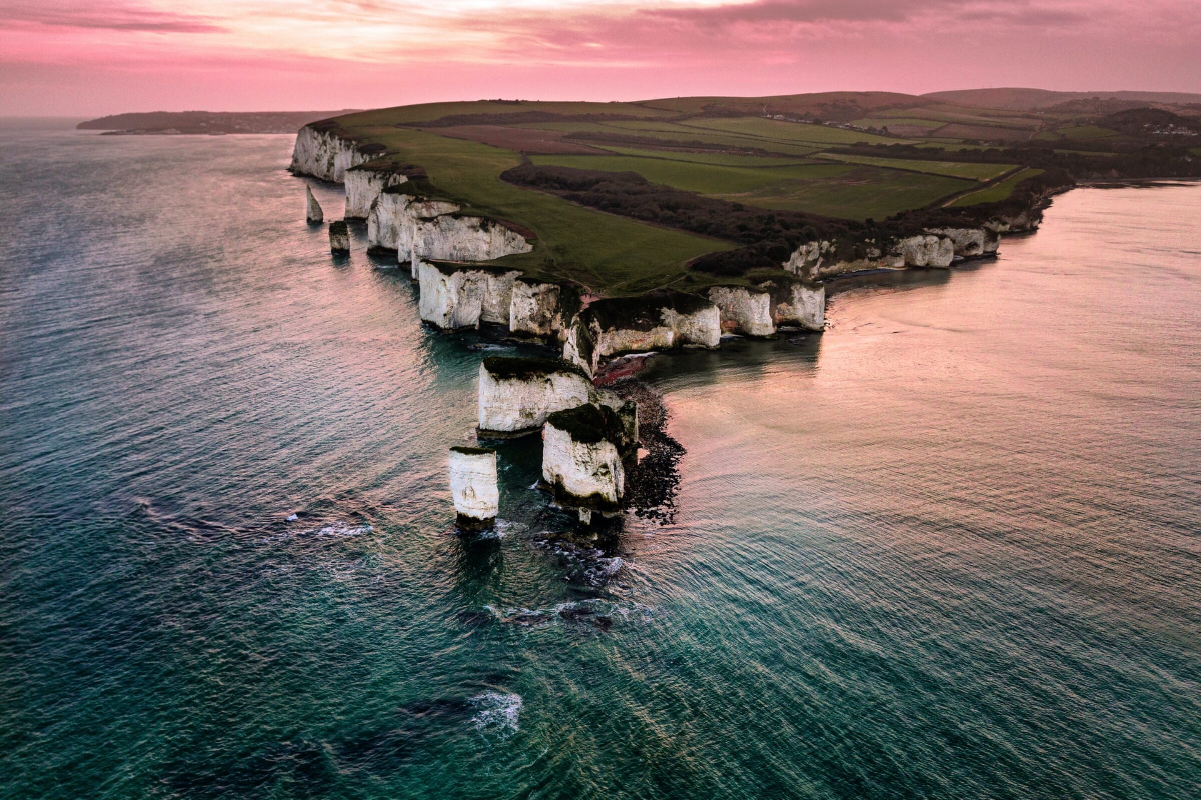 Old Harry Rocks Jurassic Coast Landmark South Lytchett