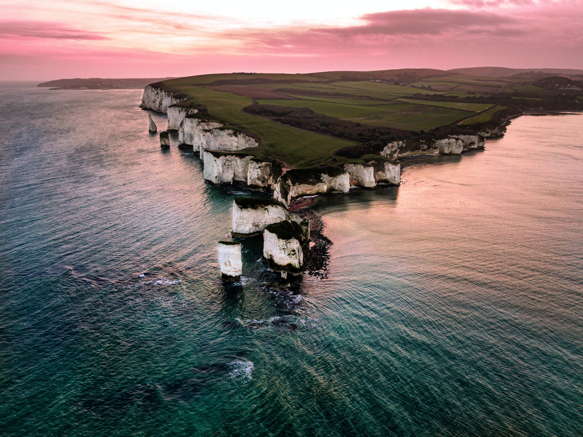 Old Harry Rocks Jurassic Coast Landmark South Lytchett