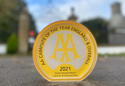 aa campsite of the year england & overall 2021 trophy