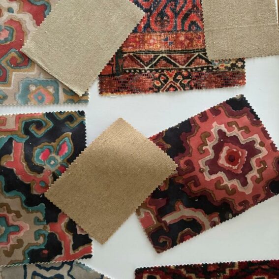 Moroccan-style fabrics that may be used in our new star-gazing yurts